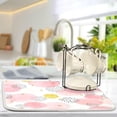 thumbnail image 5 of Pink Polka Dots Dish Drying Mat Microfiber Drying Pad for Kitchen Counter Absorbent Mat Drying Pad Sink Mat 16 x 18 Inch Home Decor, 5 of 7