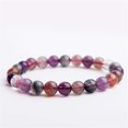 thumbnail image 2 of Bracelet Femme Perles Rondes Cristal Cacoxenite Naturelle Auralite 23 7mm, 2 of 4
