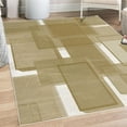 thumbnail image 1 of Contemporary Decorative Rug, 3 Dimensional Cubes Geometric Modern Abstraction Square Shapes Print, Quality Carpet for Bedroom Dorm and Living Room, 6 Sizes, Pastel Brown, by Ambesonne, 1 of 4