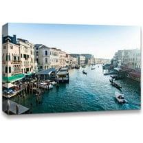 IDEA4WALL Landscape Canvas Wall Art Italy City Canvas Prints Modern Home Wall Decor, 16"x24"
