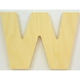 thumbnail image 4 of Package of 1, 12 Inch X 3/4" Thickness Baltic Birch Wood Letter W in The Arial Font, Thick, Upper Case for Art & Craft Project, Made in USA, 4 of 4