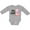 AC-Heather Grey, variant on Inktastic New to the Flock Cute Baby Flamingo Boys or Girls Long Sleeve Baby Bodysuit