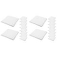 thumbnail image 3 of MLINS 20 pcs  Cake Base Boards Square Cake Display Platters Party Dessert Serving Plates(8 Inches), 3 of 8