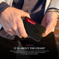 thumbnail image 6 of ENIGMA Men's RFID Blocking Leather Tactical Wallet, Minimalist Bifold Card Holder Front Pocket Wallet for Men - Black, 6 of 6