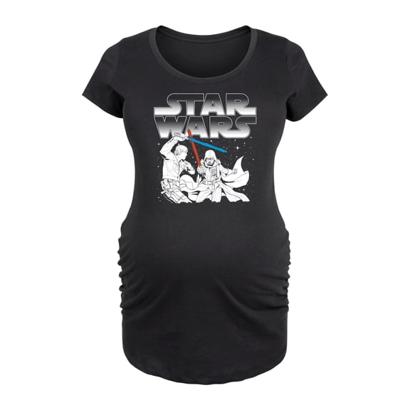 Star Wars - Luke Vs Vader - Maternity Scoop Neck Tee