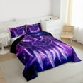 thumbnail image 3 of Castle Fairy Magical Dragon Queen Comforter Set,Boho Dreamcatcher Bedding Comforter Set, 3 of 8
