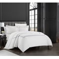 thumbnail image 2 of Chic Home Alfy 7-Piece Solid Color Cotton Duvet Set, King, Navy, 2 of 6