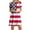 Red, variant on OAVQHLG3B American flagSummer Dress for Women 4th of July Outfits for Women Summer Casual Boho Crewneck Short Sleeve Round-Neckl Print Beach Mini Dress