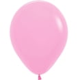 thumbnail image 2 of 100 Fashion Bubble Gum Pink Latex Balloons 5", 2 of 2