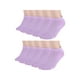 thumbnail image 2 of INSPIRE CHIC Calcetines de tobillo bajos de 10 pares para mujer, con pu?os elásticos y transpirables, peque?os, morados, 2 of 6
