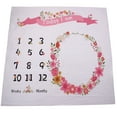 thumbnail image 3 of SUNSIOM Baby Photography Background Cloth MonthMilestone Blanket Decorations, 3 of 7