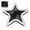 Blue, variant on Car LED Interior Lights, Five-pointed Star Ambient Light for Windows, 5 Modes, Charging Through Type-c and Solar Energy, Car Decorations for Women Men