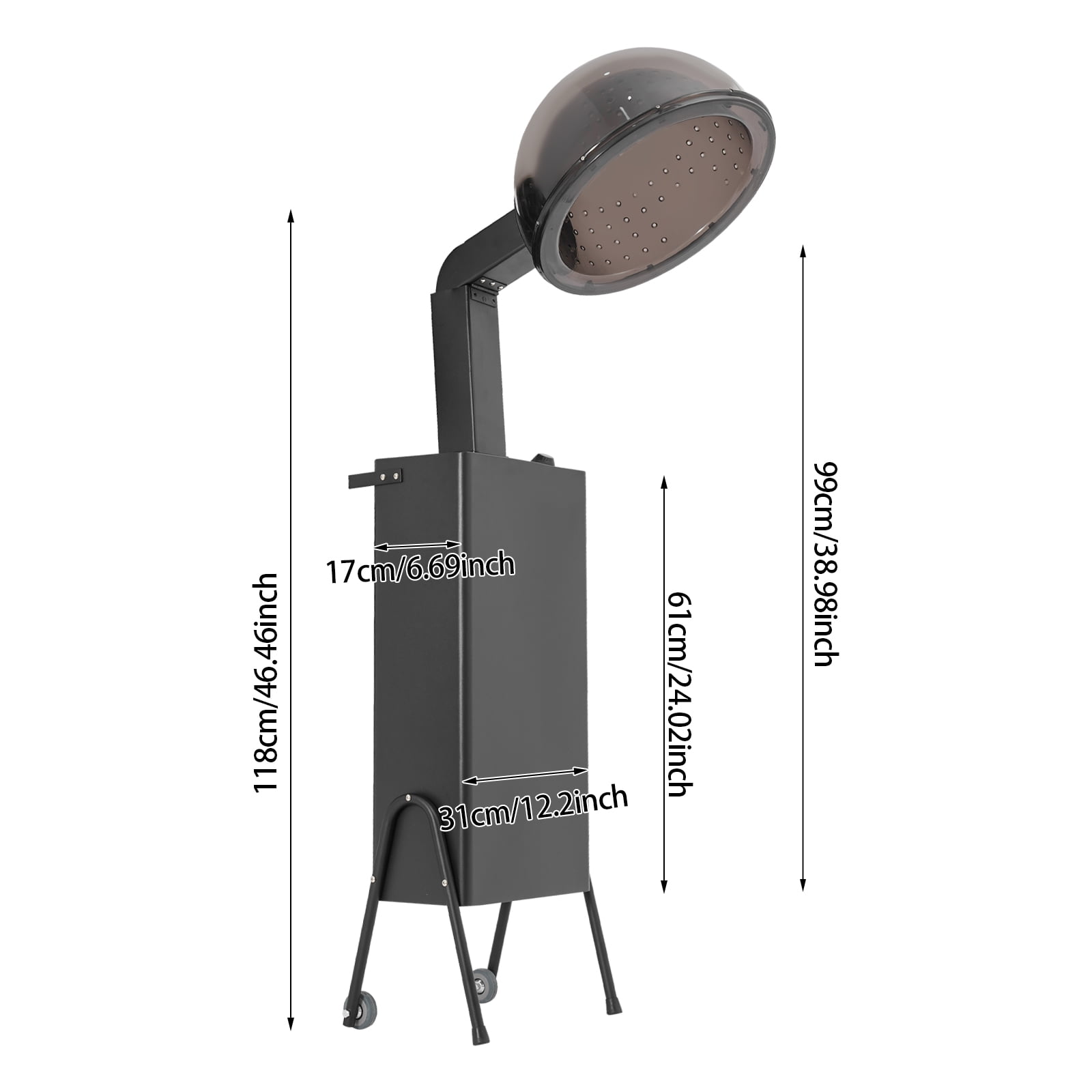 Hooded Conditioning, Salon Hair Dryer, Hair Dryer with Wheels