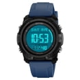 thumbnail image 4 of Large Digital Waterproof Sports Watch for Men and Women - Multifunctional Luminous Wristwatch with Silicone Strap, Alarm, Stopwatch, and Time Display for Outdoor Activities,Multicolor D, 4 of 5