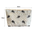 thumbnail image 3 of Neceser con estampado de rosas para mujer, neceser cosmético, accesorios de vacaciones (blanco) Ygjytge Cuidado Belleza, 3 of 3