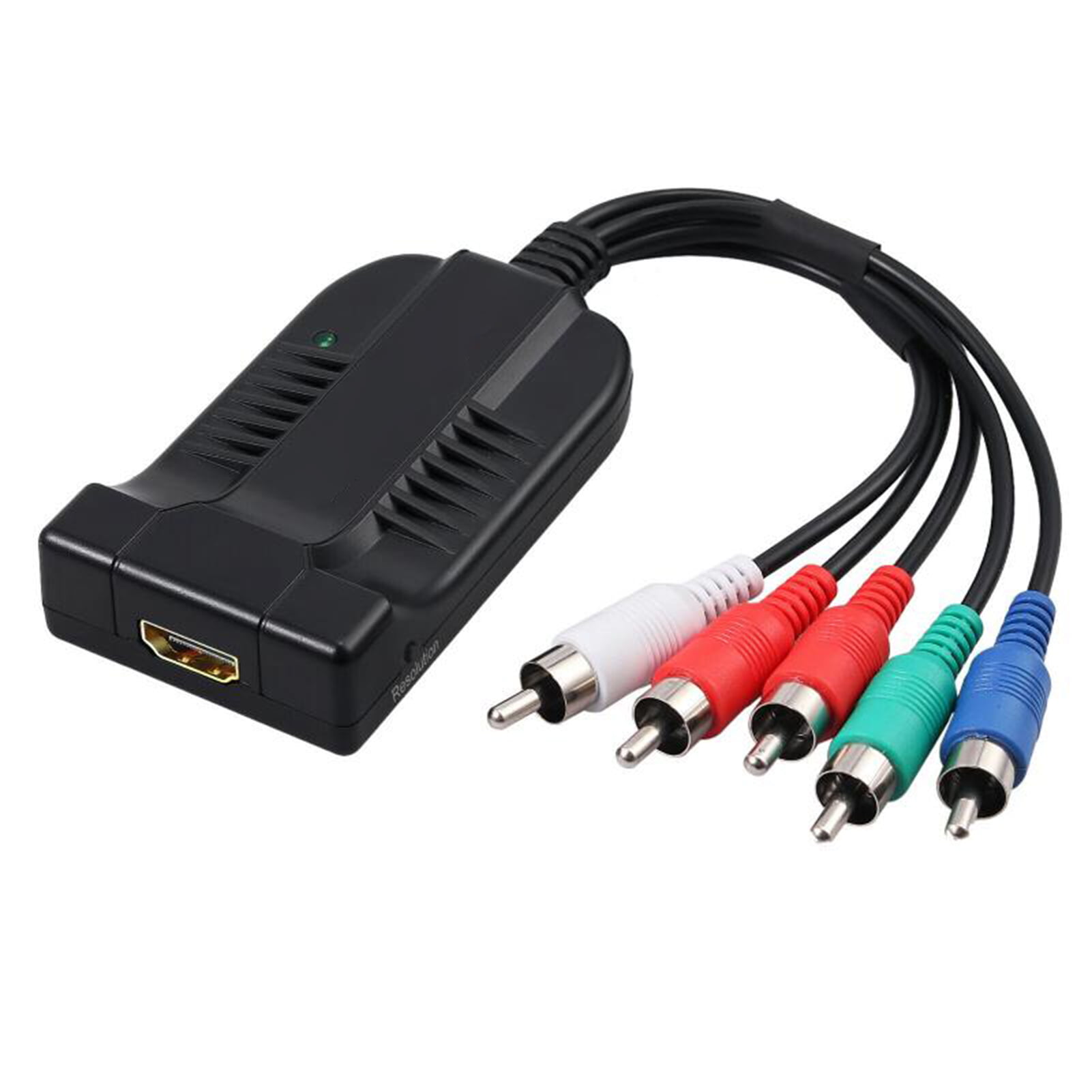 R/L Audio Adapter Converter Neu YPBPR to HDMI 1080P to RGB Component Video 