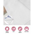 thumbnail image 6 of Blue Watercolor Floral Kitchen Dish Towels for Drying Dishes Set of 2, Spring Flower Abstract Art Waffle Weave Microfiber Hand Tea Bathroom Towels Quick Dry & Absorbent Towel 12x12, 6 of 7