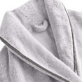 thumbnail image 6 of Men's Plush Bathrobe Soft Long Sleeve Fleece Bath Robe Bathrobe Super Absorbent Spa Robe Collar Loose Fit Fleece Loungewear Winter Warm Robe Housecoat, 6 of 6