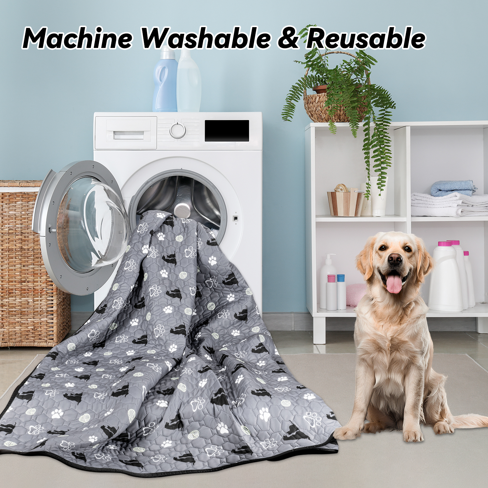 Sanmadrola Washable Pee Pads for Dogs photo 2