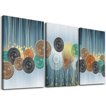 Black Wall Art For Living Room Boho Wall Decor For Bedroom Fashion Wall Decorations For Office Wall Paintings Minimalist Abstract Wall Pictures Artwork Home Decor of 3 Piece Art