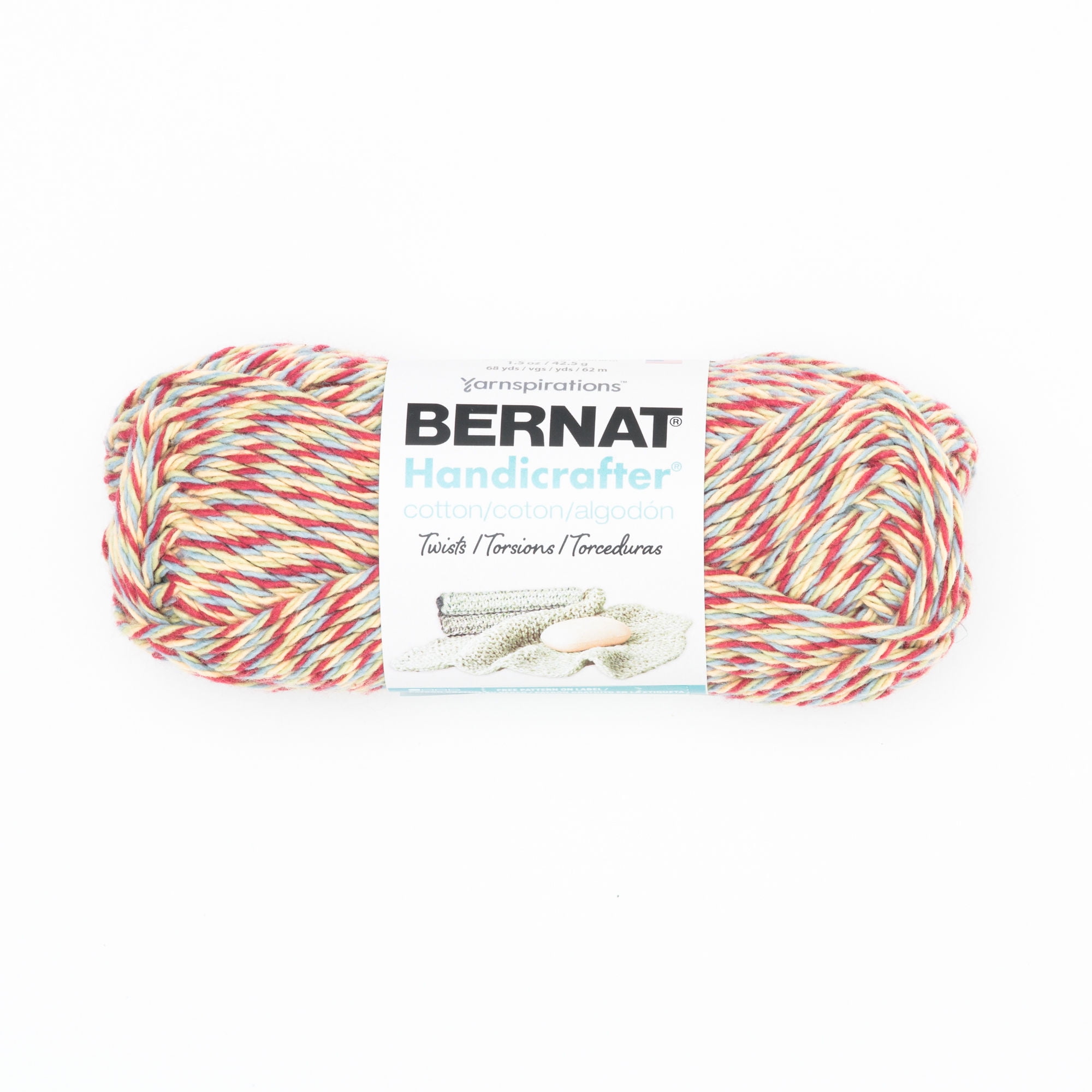 Bernat Handicrafter Cotton Twists Yarn, Cottage Twists