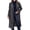 Dark Gray, variant on Fall Winter Women Solid Color Long Sleeve Double Breasted Casual Lapel Long Trench Coat