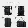 thumbnail image 3 of WITZMAN Carry on Travel Backpack for Men Airline Approved Convertible Nylon Duffle Backpack Luggage Bag(B682 Black), 3 of 11