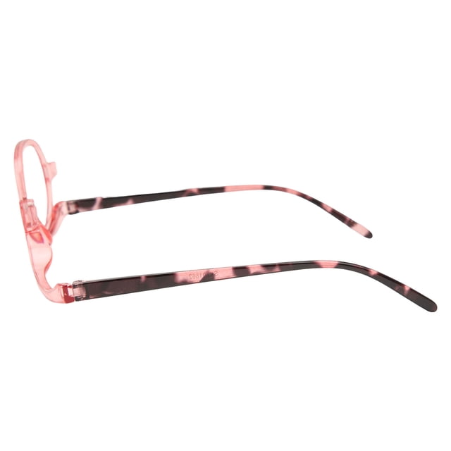 Flip Lens Magnifying Makeup Glasses, Cosmetic Lenses, Rotation Design, Easy To Carry, Assistant For Makeup And Reading, Multiple Magnification Strengths