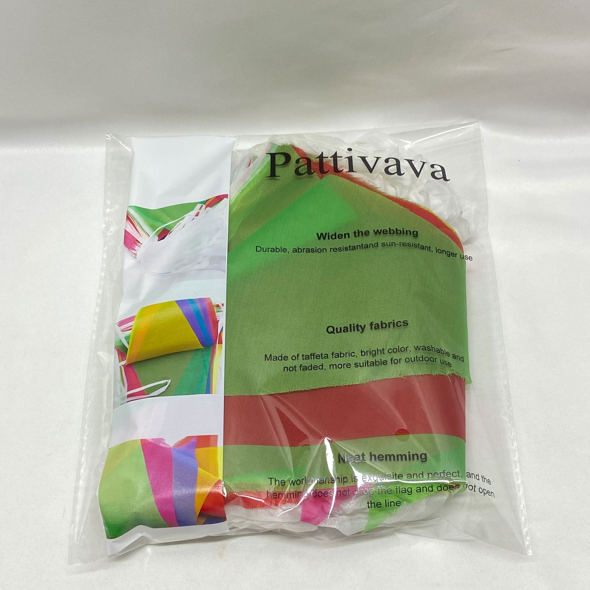 Pattivava-Plastic flags，Taffeta fabric,triangular banner（Multiple ...