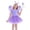 Purple-b, variant on Tulle Skirt for Girls Layers Blue Tutu Sparkly Sequin Skirt with Wings and Hairband Elastic Waist Tulle Ballet Skirts Kid Dress Up Birthday Party 3-10 Years