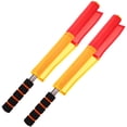 thumbnail image 4 of 2Pcs Match Referee Flag Multi Color Polyester Stainless Steel for Soccer Games Track and Field Events, 4 of 8