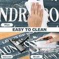 thumbnail image 4 of Findosom 24"x72" Farmhouse Laundry Rug Floor Mat,Non Slip Laundry Room Runner Rug with Rubber Backing Washable Indoor Floor Area Rug for Kitchen Laundry Bathroom Hallway Entryway,Tidewater, 4 of 6