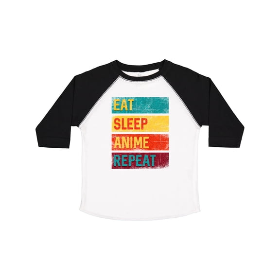 Inktastic Eat Sleep Anime Repeat Boys or Girls Toddler T-Shirt