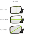 thumbnail image 5 of Burco Side View Mirror Replacement Glass - Clear Glass - 2703, 5 of 6