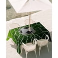 60x102 Inch Outdoor Tablecloth with Umbrella Hole Zipper Rectangle ...