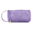 thumbnail image 1 of Bolsa para guardar bolígrafos de sarga con ventana abierta, moderna, multifuncional, bonita, de gran capacidad, para la escuela, tipo 4, de algodón y lino, color morado., 1 of 1