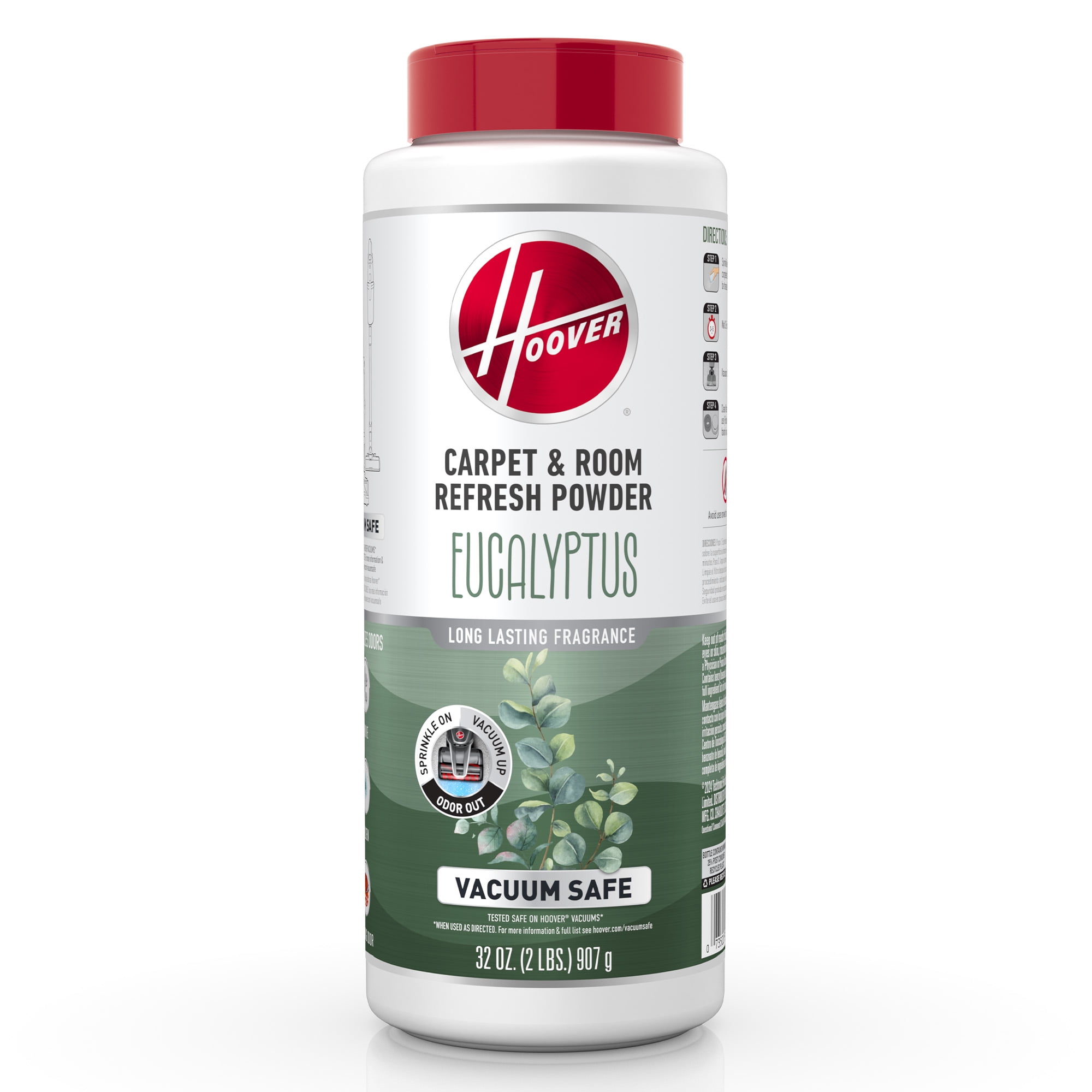 Hoover Upright Vacuum, WindTunnel Tangle Guard & Room Refresher Eucalyptus, Pet & Fresh Scent Carpet Powders
