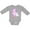 AC-Heather Grey, variant on Inktastic I Am 1 Year Old with Unicorn and Hearts Girls Long Sleeve Baby Bodysuit