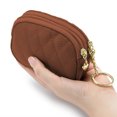 thumbnail image 3 of Porte-monnaie à Fermeture Éclair à Double Couche, Porte-Monnaie pour Femmes, 3 of 5