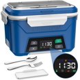 thumbnail image 1 of Mpow Cordless Electric Lunch Box for Adults, Heated Lunch Box Battery Powered with Automatic Heating, 5.5 Cups Portable Food Warmer with Removable Tray Divider Blue, 1 of 7