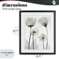 thumbnail image 4 of Stupell Industries Modern Floral Luxury Of Creation Black Framed Print Under Glass, 17 x 21, by Albert Koetsier, 4 of 8