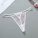 thumbnail image 3 of Gibobby Ropa interior hipster para mujer Proveedor personalizado Lencería Sexy Hot Transparente Mujeres Rojo Lencería encaje dos piezas（Blanco， L), 3 of 5
