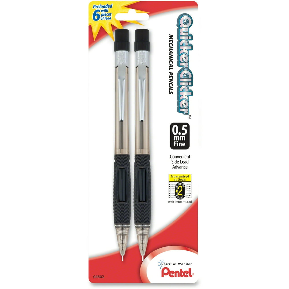 mechanical pencil with button on side