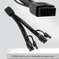 thumbnail image 6 of Double 8Pin PCIe Graphics Card Power Cable 12VHPWR Female Connectors Optimized For Energy Transfer, 6 of 10