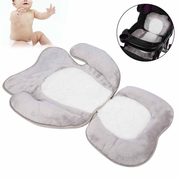 Almohada de apoyo para la cabeza y el cuello del bebé para recién nacidos, cómodo cojín del asiento del cochecito de bebé Almohada antivuelco para bebés recién nacidos y ni?os peque?os Ecomeon no