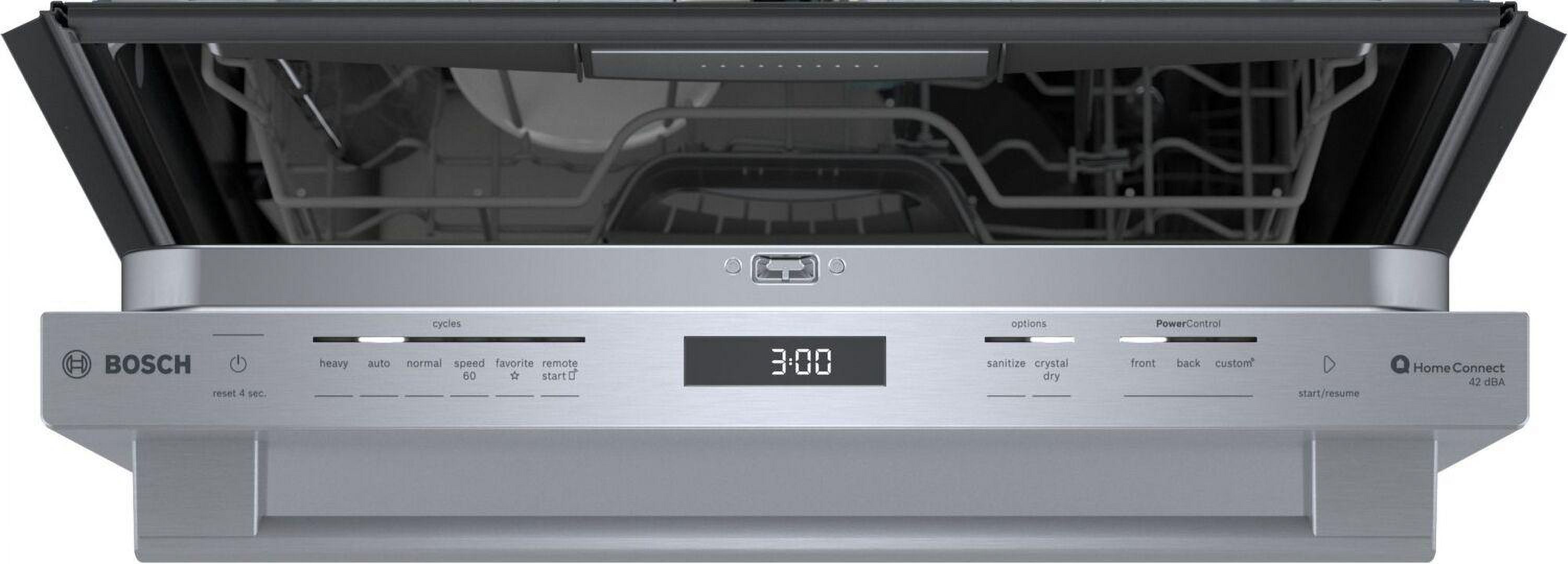 Bosch Shx78cm5n 800 Series 24" Wide 16 Place Setting Built-In Top Control Dishwasher -