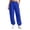 03-Blue, variant on Yutgune Baggy Sweatpants Women High Waist Drawstring Ribbed Cuff Womens Sweatpants with Pockets