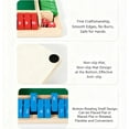 thumbnail image 6 of Montessori Number Knockdown Game, Shut the Box-Wooden Dice Board Game, 2-8 Player Shut the Box Wooden Dice Board Games, Classic Tabletop Version Family Games for Classroom, Home, Party (4PlayerC), 6 of 13