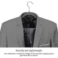 thumbnail image 4 of Non-slip Velvet Hangers - Suit Hangers (10-pack) galvanized hook green, 4 of 4