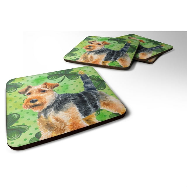 Posavasos decorativos multicolor de Treasures Welsh Terrier de Caroline's Treasures